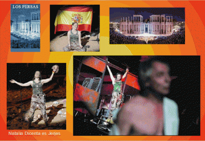 27/07/07. En el teatro romano de M&eacute;rida: &iquest;Los Persas de Esquilo? Eso anunciaban ...